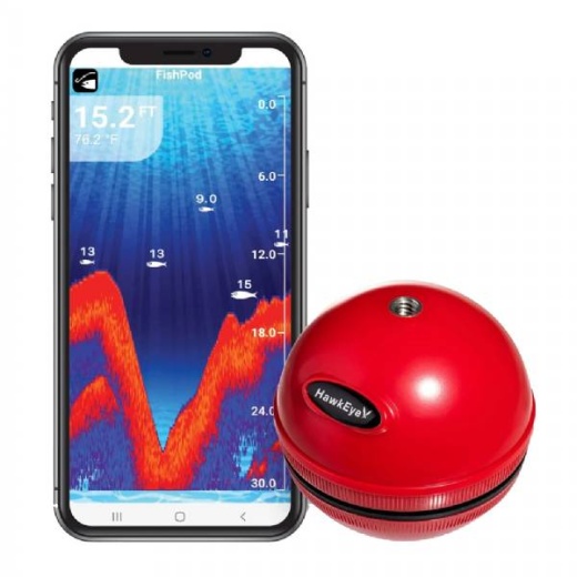 Hawkeye FishPod 5X Bluetooth Fishfinder