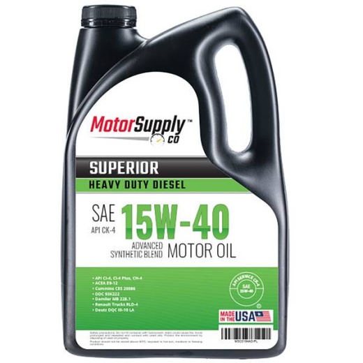 Motor Supply Co HD Engine Oil CK4 Diesel
