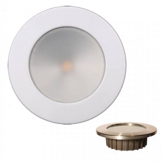 Lunasea Lighting Zero Emi Recessed 3.5 LED Light - Warm White & Red LED Light