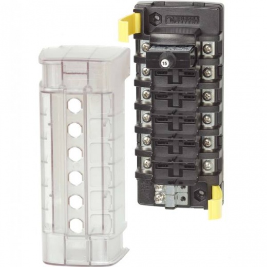 Blue Sea ST CLB Circuit Breaker Block - 6 Independent Circuits
