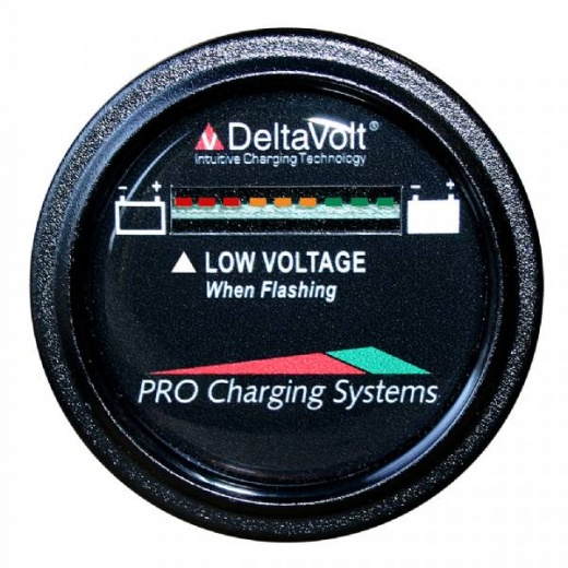 Dual Pro Battery Fuel Gauge - Deltaview Link Compatible - 12V System