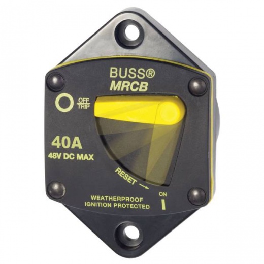 Blue Sea 187-Series 50 Amp Circuit Breaker Panel Mount