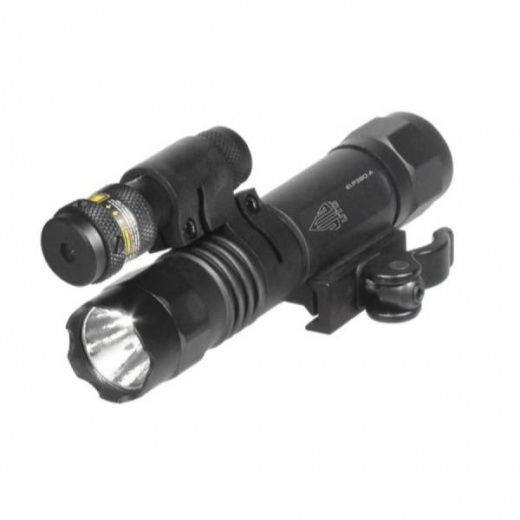 Leapers Utg Led Flashlight with Adjustable Red Laser