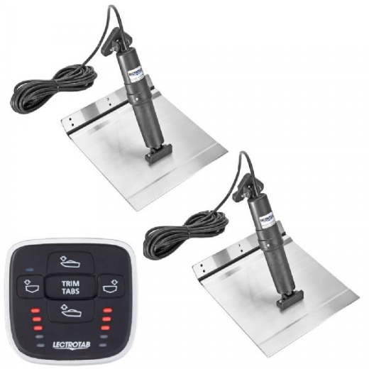 Lectrotab Xka Aluminum Alloy Trim Tab Kit W/Mlc-1 Control - 12 X 18