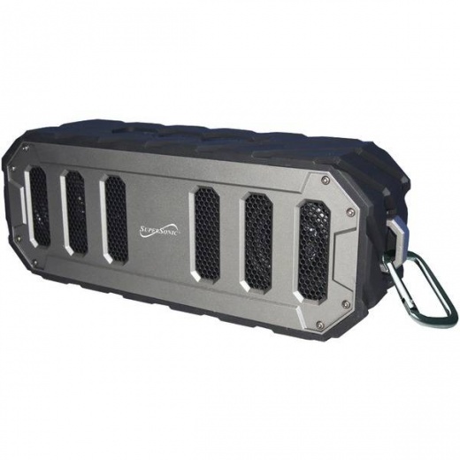 Supersonic Waterproof Bluetooth Floating Portable Speaker (Black)