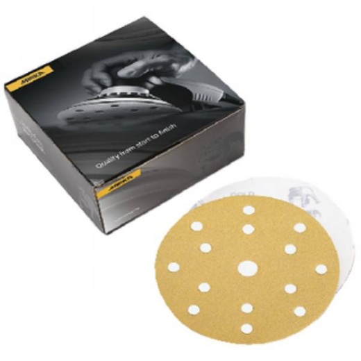 Mirka Gold 6 15 Hole Gripdisc 400g