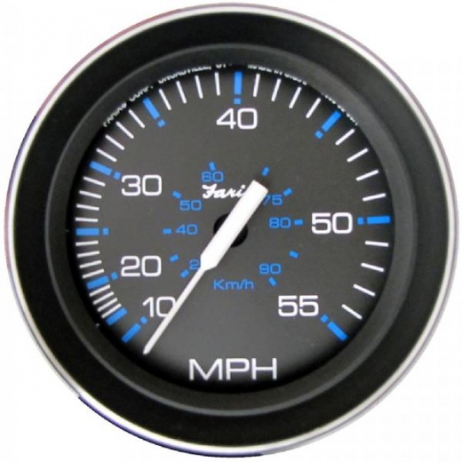 Faria Coral 4Inch Speedometer (55 Mph) Pitot
