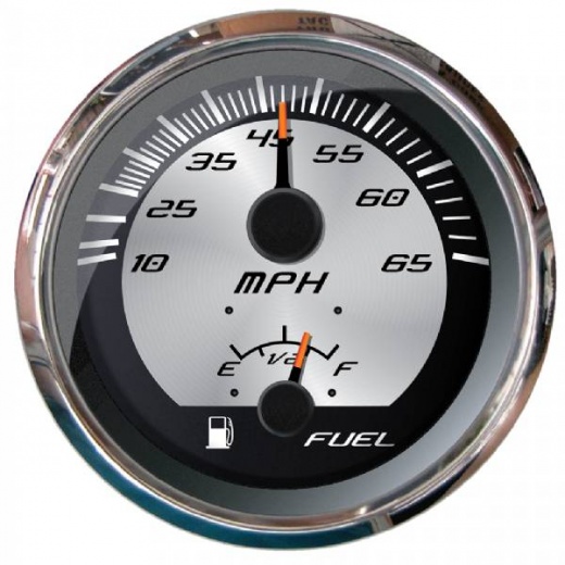 Faria Platinum 4Inch Multi-Function Speedometer 65Mph Pitot/Fuel Lever