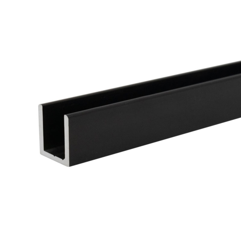Fhc Classic U-Channel For 3/8" Glass - 95" Long - Compare To Sdcd38, Auhp38