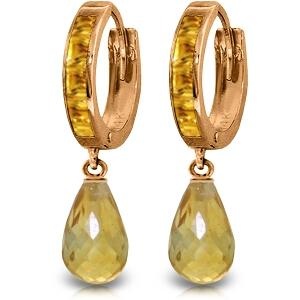 Galaxy Gold Products 14K Gold Plated Sterling Silver Earrings