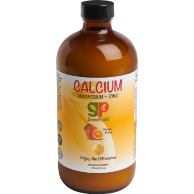 Liquid Calcium Supplement W/ Magnesium, Zinc & D3 For Kids & Adults