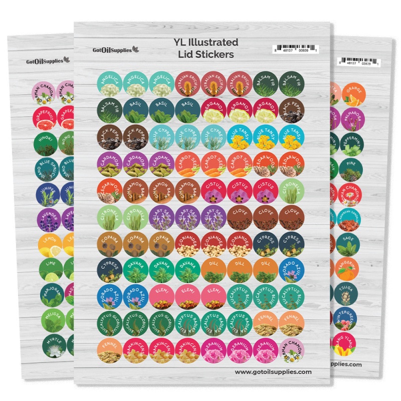 Yl Illustrated Lid Stickers