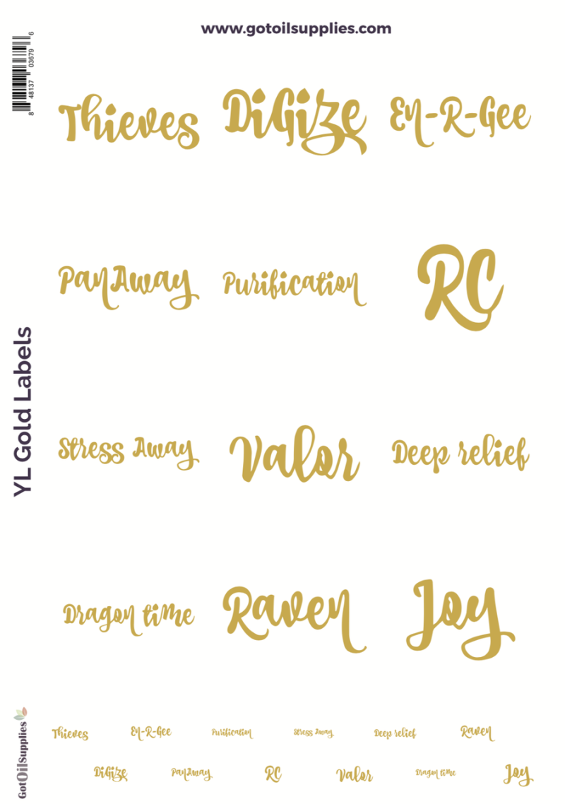 YL Top 12 Blend Labels