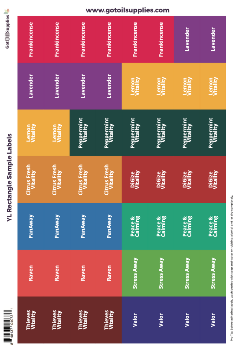 Yl Rectangle Labels