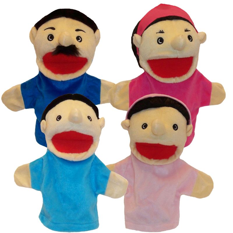 Get Ready Hispanic Family Puppet Set