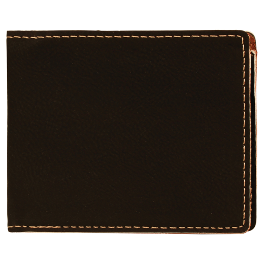 Personalized Bifold Leather Wallet - Unique Groomsmen Gift