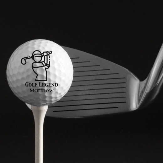 Personalized Groomsmen Golf Balls by Completeful