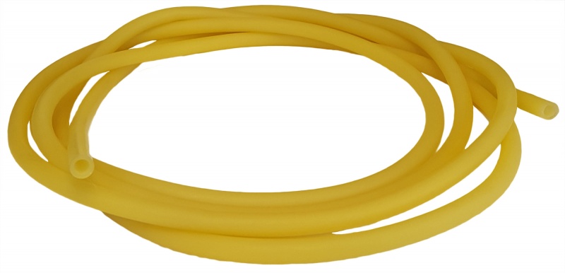 Gsc International Latex Tubing, 1/4 In. Id, 3/8 In. Od, 1/8 In. Thick, 1 Foot