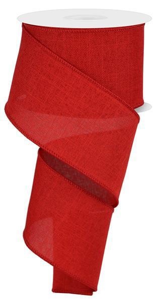 2.5"X10yd Red Royal Burlap