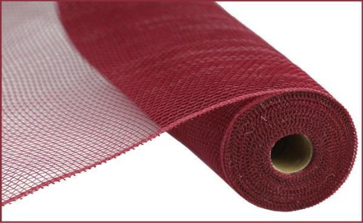 10.25"X10yd Burgundy Mesh - Cbi RE800205