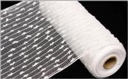 10.5"X10yd Snowball Poly Mesh - White