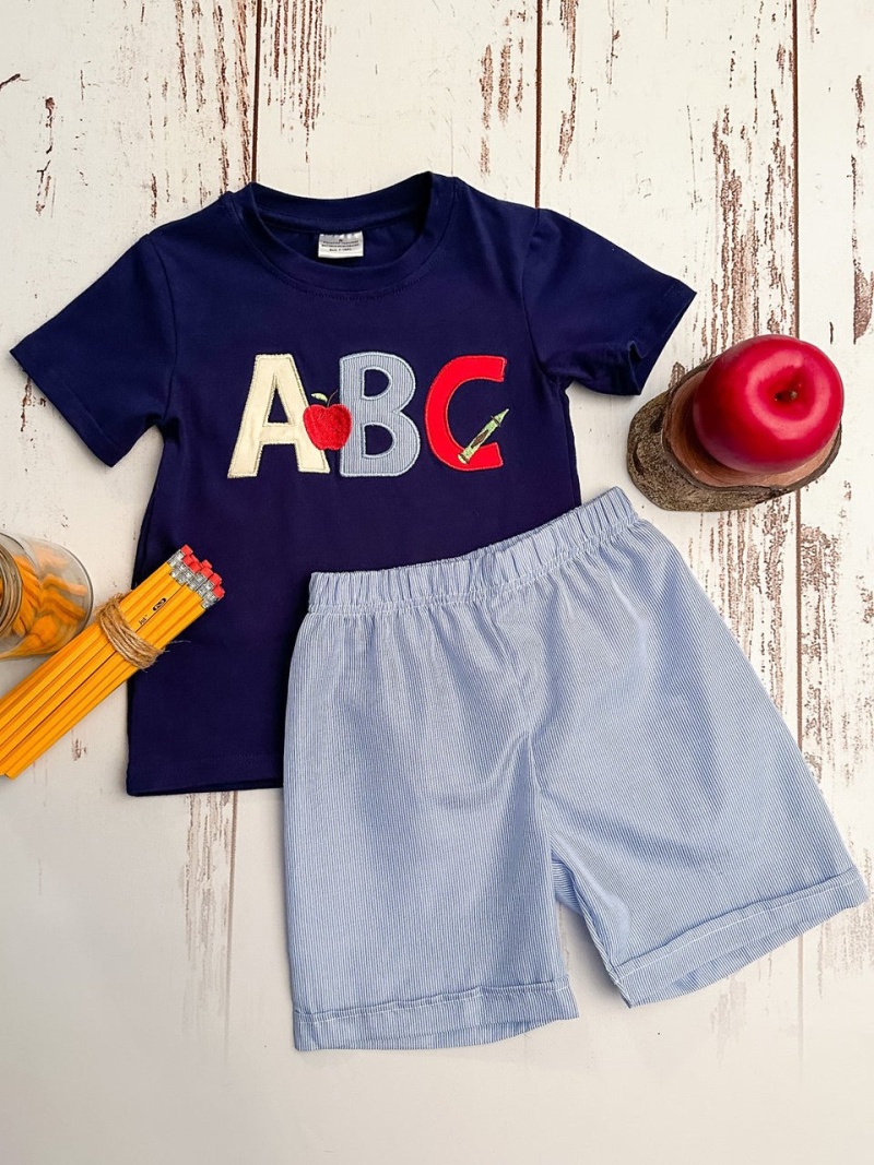 Boys' ABC Top and Shorts Set