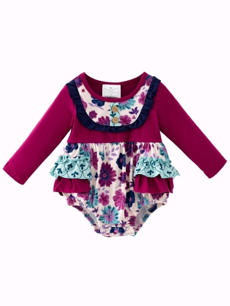 Berry Blossom Bubble Romper