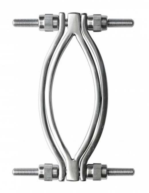 Master Series Stainless Steel Adjustable Pussy Clamp - Silver