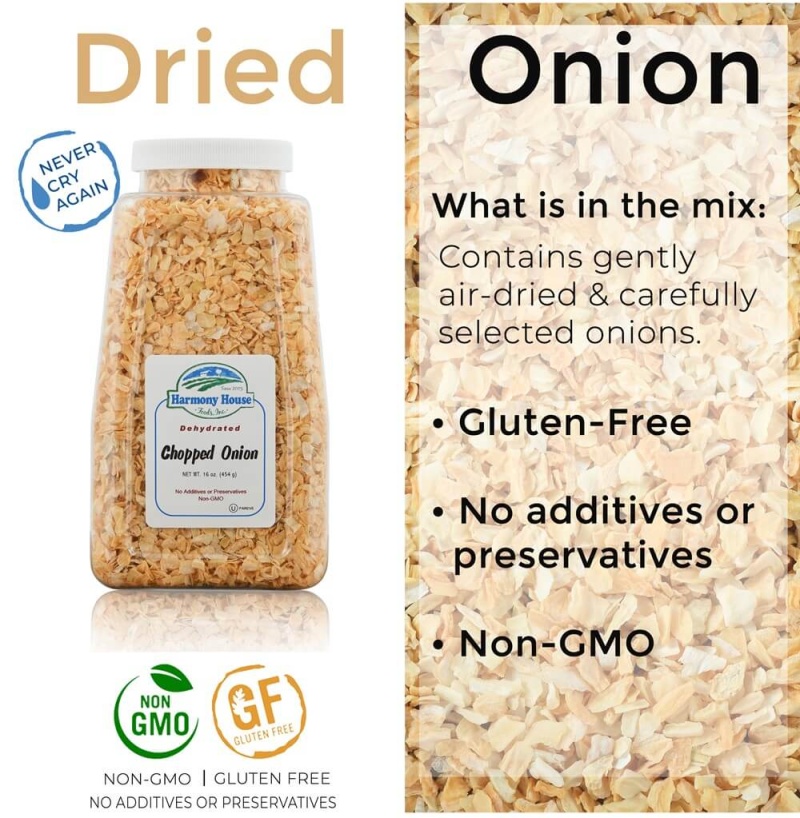 Organic Dried Onions (15 Oz)