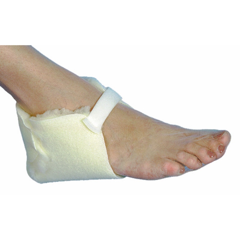 Essential Medical Sheepette Synthetic Lambskin Heel Protectors