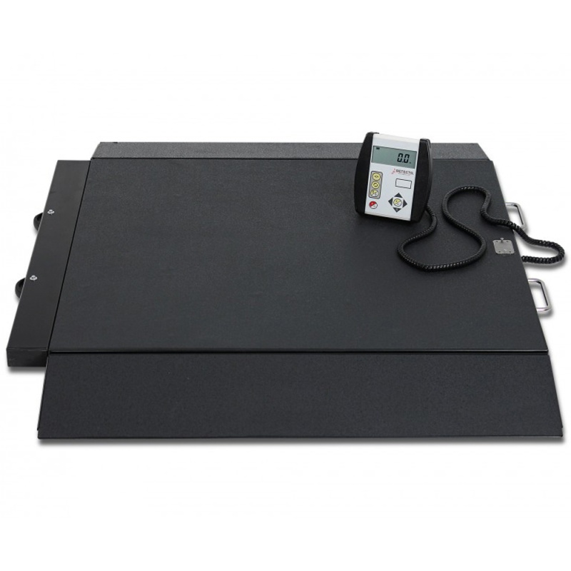 Detecto Portable Bariatric Wheelchair Scale1000 Lb Capacity