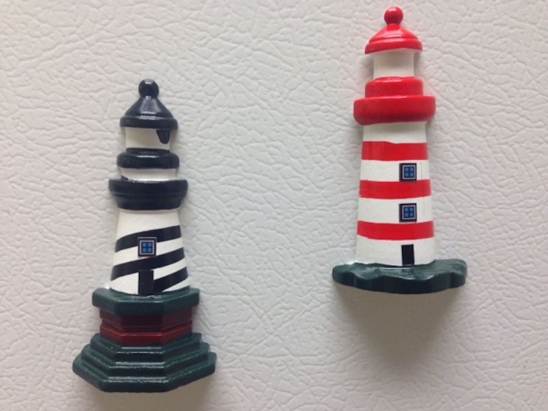 Wooden Cape Hatteras And Assateague Lighthouse Kitchen S 4"
