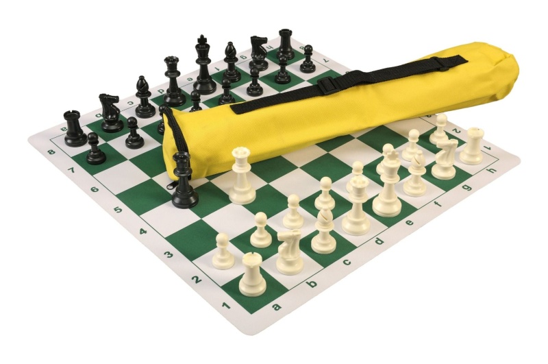 Quiver Chess Set Combination And Single Weighted Regulation Pieces | Thin Mousepad Chess Board | Quiver Bag