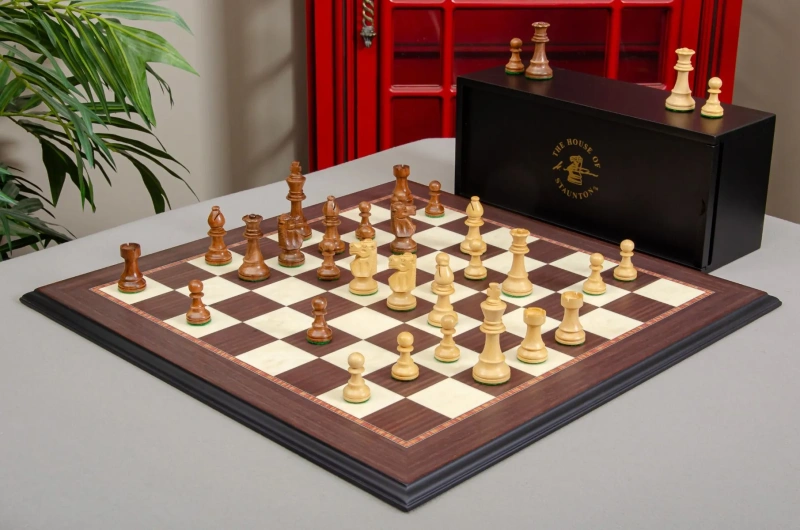 The Grandmaster Chess Set and Board Combination