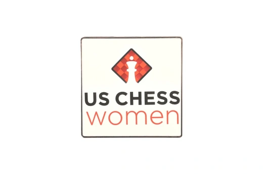 Us Chess Women Pin - Large