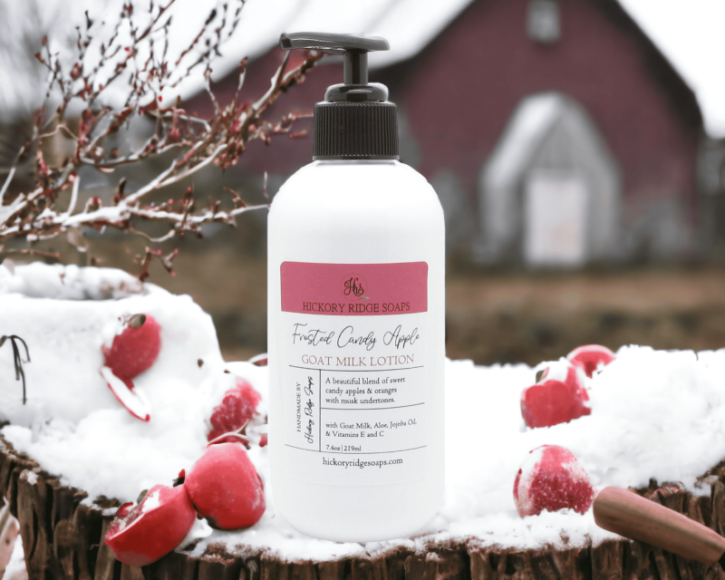 Frosted Candy Apple Goat Milk Lotion