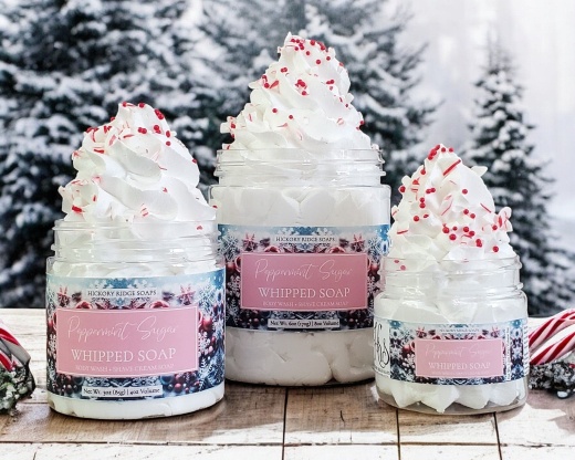 Peppermint Sugar Whipped Soap