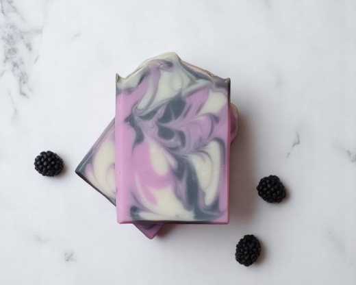 Black Raspberry Vanilla Handmade Soap