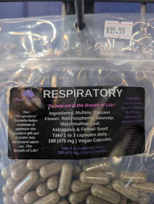 Respiratory Formula Vegan 100 Capsules (475 Mg.)