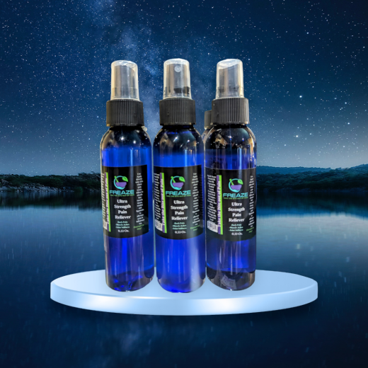 Freaze All Natural Topical Pain Relief Formula (1/3 Oz. Roll On or 4 Oz. Spray)