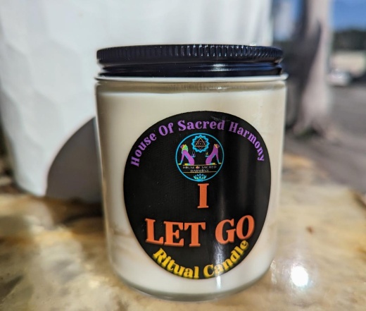Icandle: I Let Go (8Oz.) Soy Wax Ritual Candle