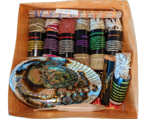 Smudge Kit Deluxe: 9 Varieties for Spiritual Cleansing & Protection