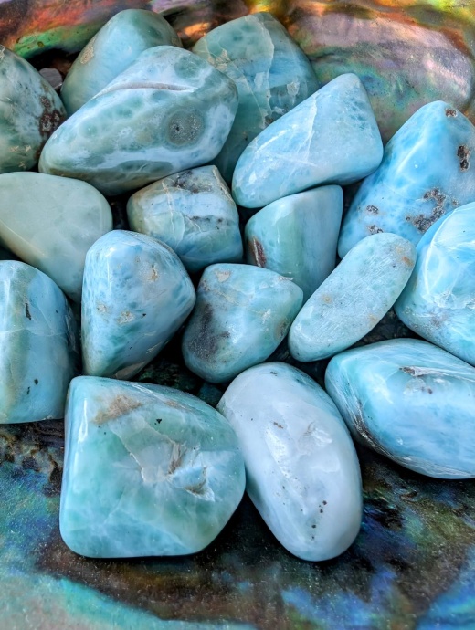 Larimar Bracelet (8 Mm Beads)