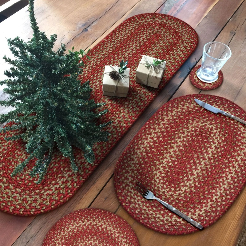 Apple Pie Red Jute Stair Tread