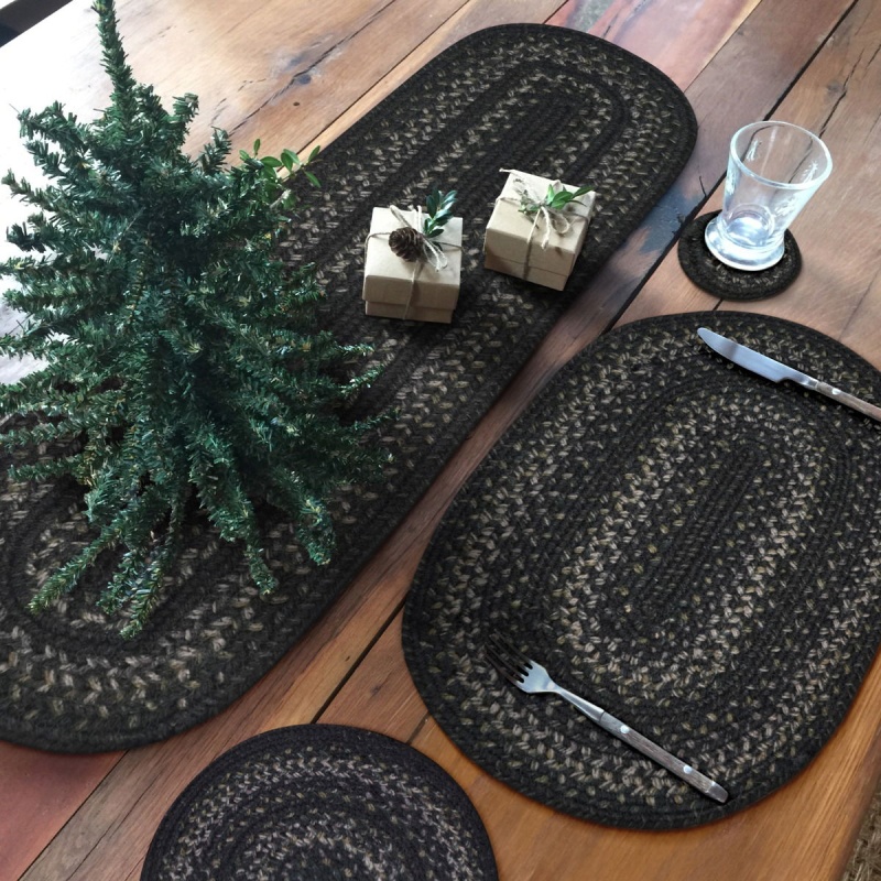 Jet Black Jute Stair Tread