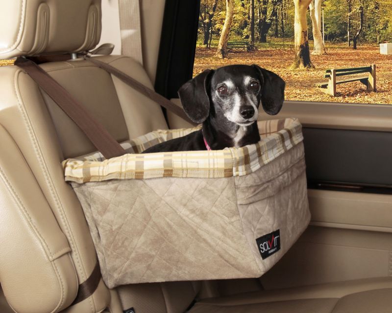 Large Deluxe Pet Car Booster Seat For Pets Up To 18Lbs #62346
