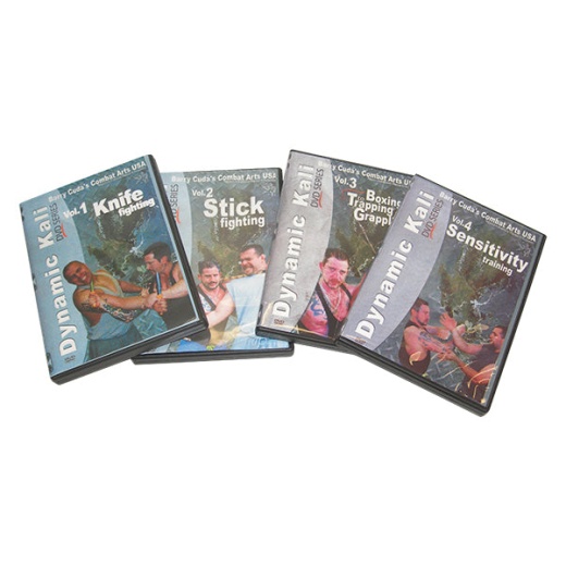 Dynamic Kali Jeet Kune Do Filipino Escrima Arnis Knife Stick Fighting 4-DVD Set