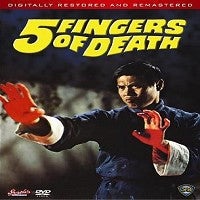 5 Fingers of Death DVD - Kung Fu Martial Arts Action Movie