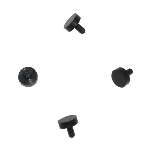 4 Black Rubber Replacement Ball Detents for Spyder Paintball Guns