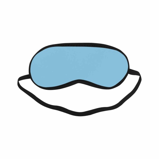 Light Blue Sleeping Mask